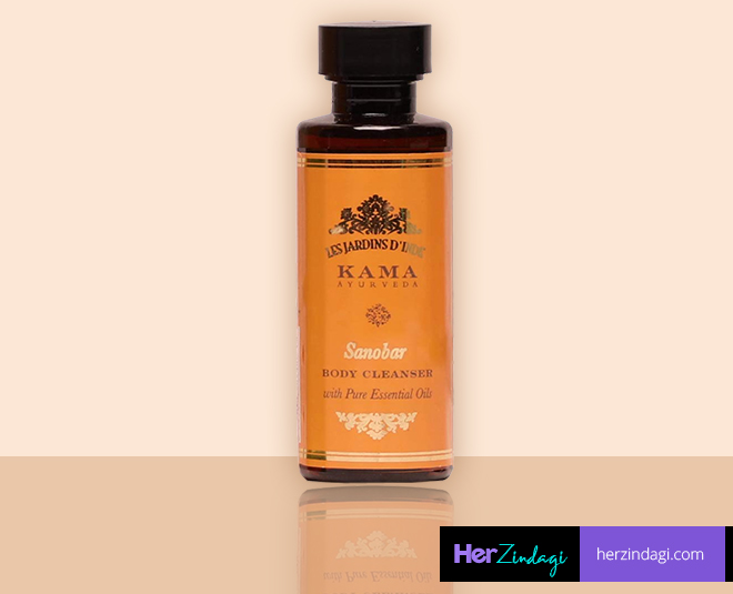 kama sanobar body cleanser for glowing skin