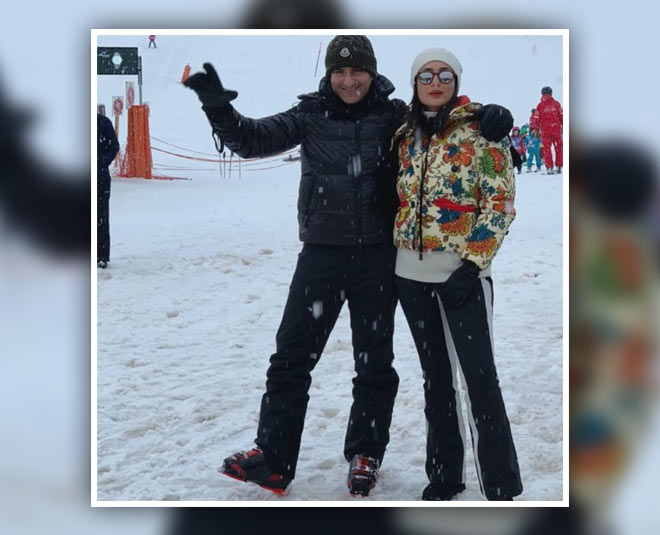 करीना और सैफ- kareena and saif swiz alps