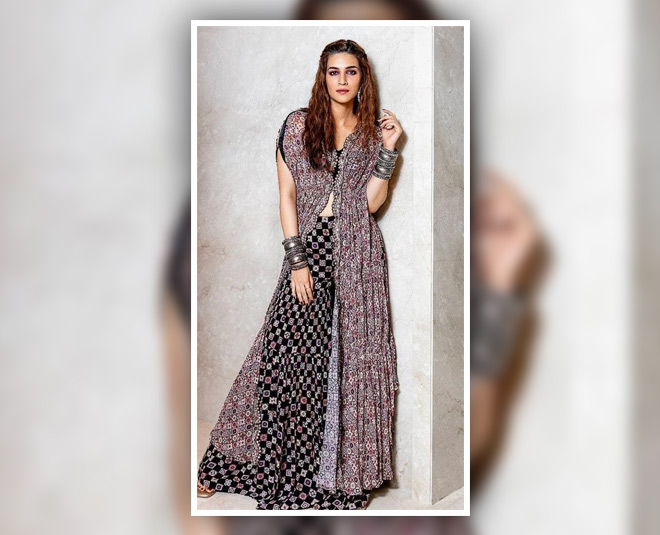 kriti sanon ethnic fashion panipat promotion five