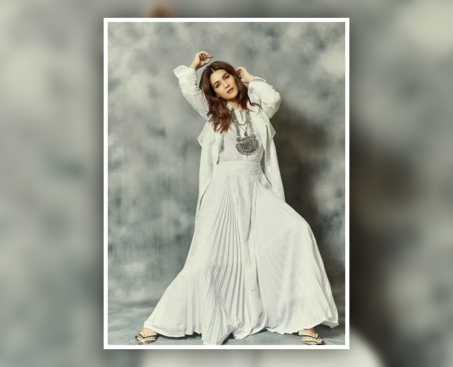 kriti sanon ethnic fashion panipat promotion four