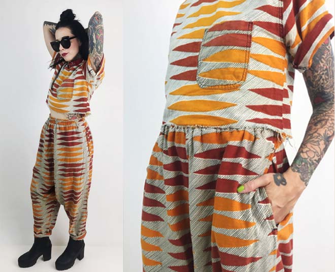 matching print top and bottom