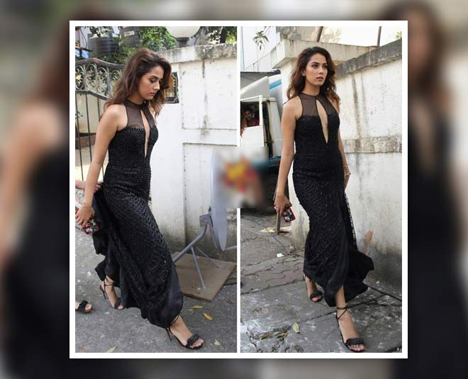 mira kapoor black outfit look