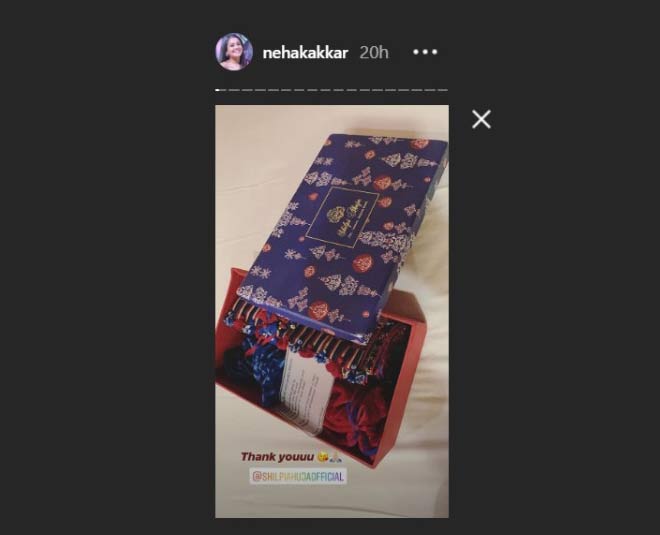 neha kakkar card wedding