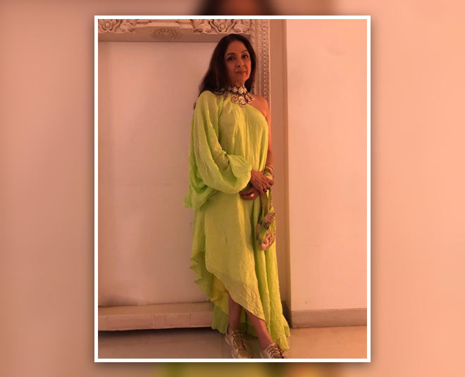 nina gupta off shoulder look