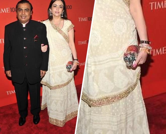 nita ambani bag collection her elephant clutch