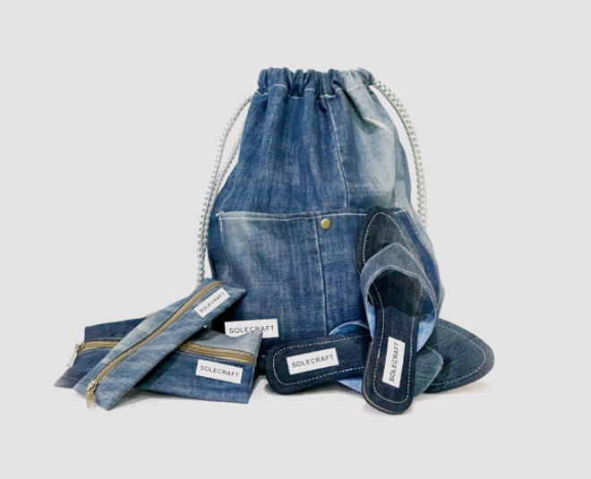 old denim jeans for children school kit inside one
