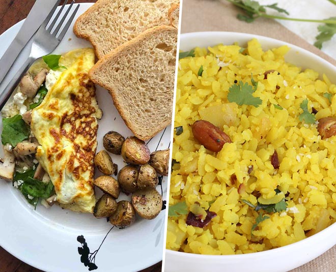 omlette toast poha priyanka