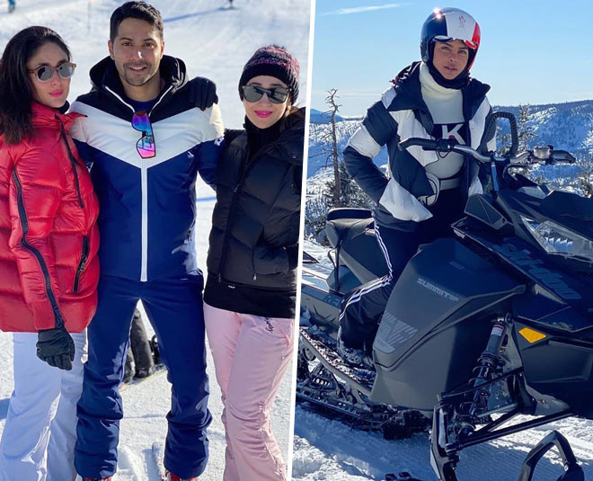 priyanka chopra saif kareena winter vacation pics