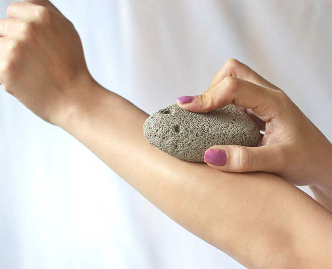 pumice stone hair removal