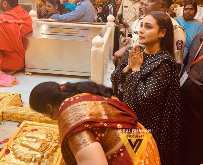 rani mukerji get blessing from sai for mardaani 
