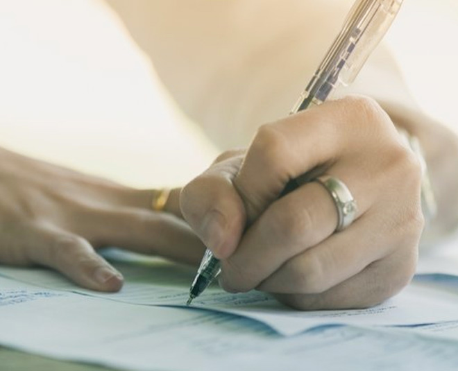 reason behind writing with the left hand inside 