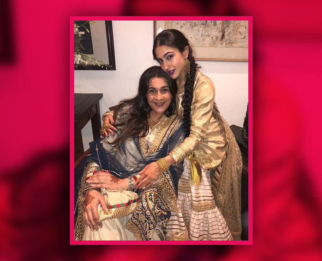 sara with mother amrita