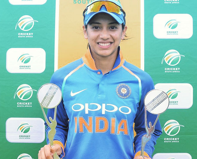 smriti mandhana award icc women odi team of the  year inside