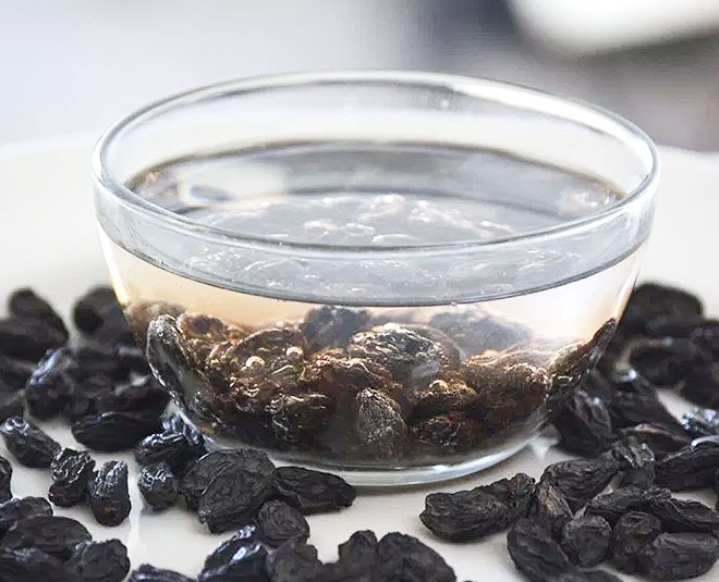 soaked black raisins kesar