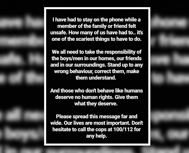 statement on hyderabad rape