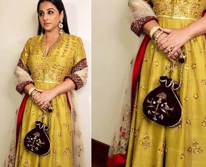 vidya balan potli bag