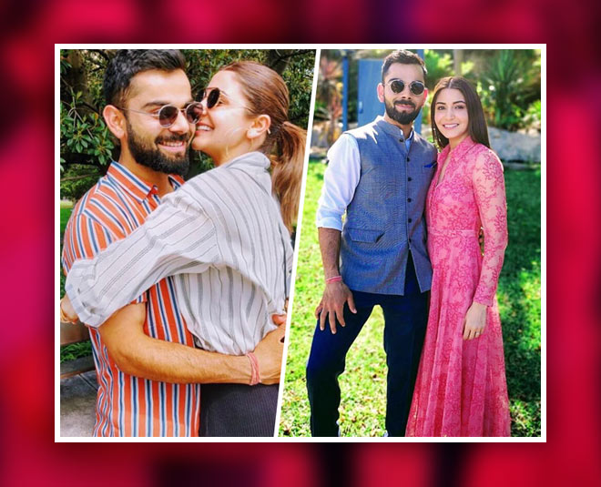 बॉम्बे वेलवेट के समय सरप्राइज- virat anushka couple goals photos