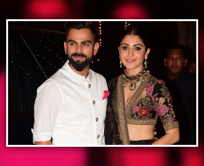 पहली बार रेड कार्पेट में साथ- virat anushka romantic photos