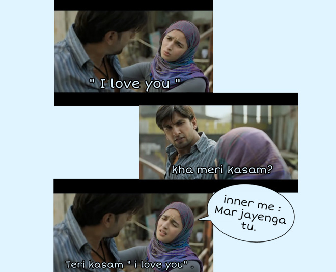 गली बॉय मीम Valentines day bollywood style latest memes
