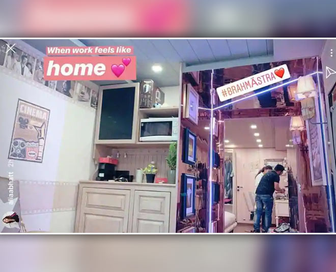 alia bhat luxary vanity van