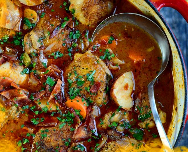 chicken stew inside 