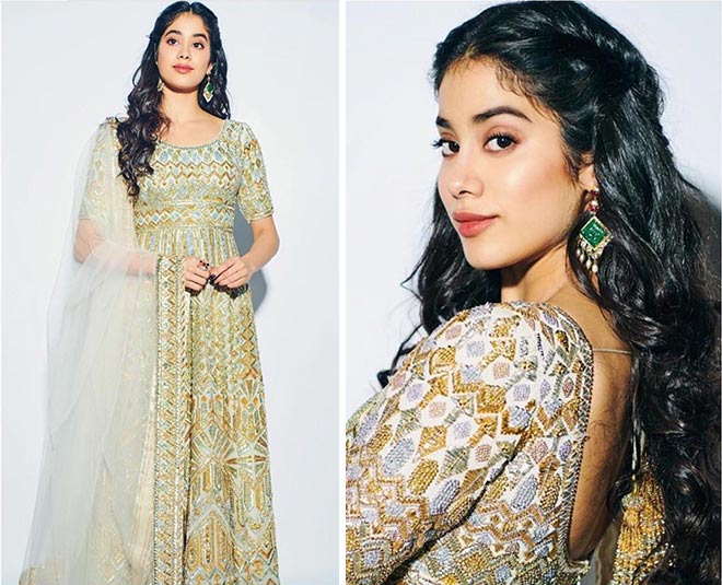 janhvi kapoor chaming sangeet look