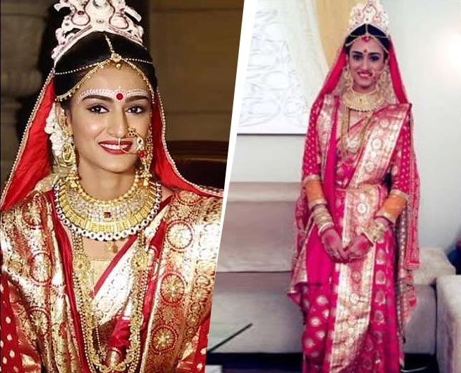 kasautii prerna bong bridal look