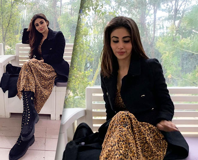 mouni roy white wedding gown cheetah inside