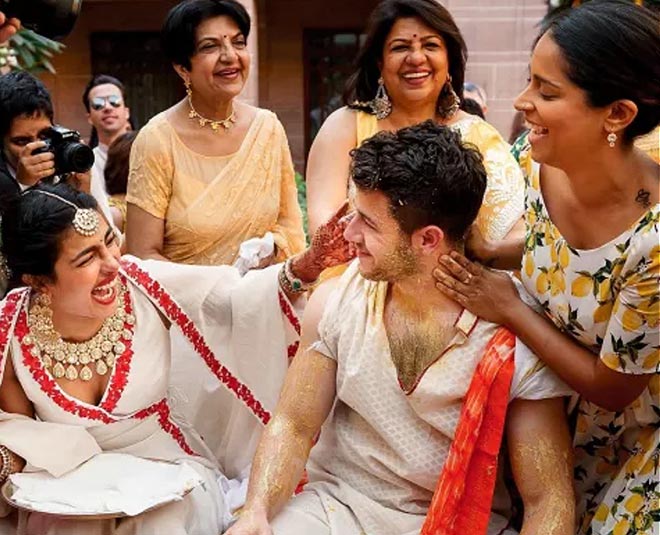 priyanka chopra nick jonas haldi lilly singh