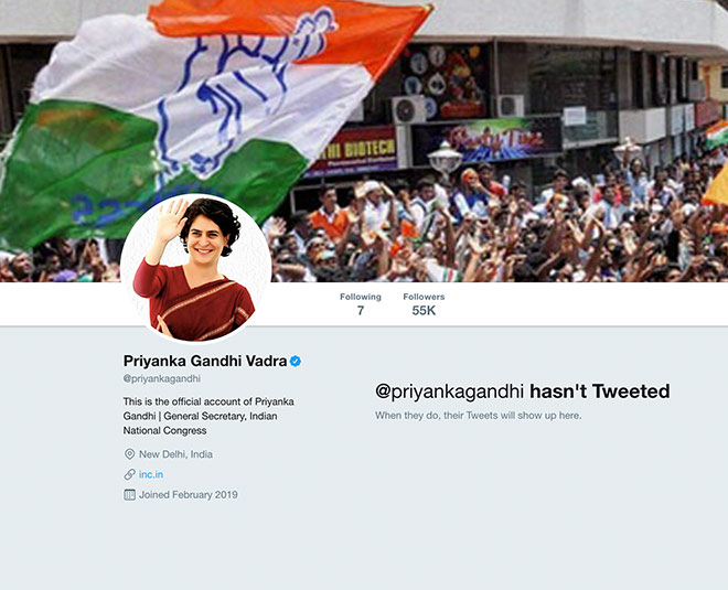 priyanka gandhi twitter inside