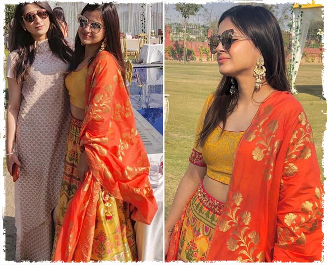 sakshi dhoni wedding outfit inside