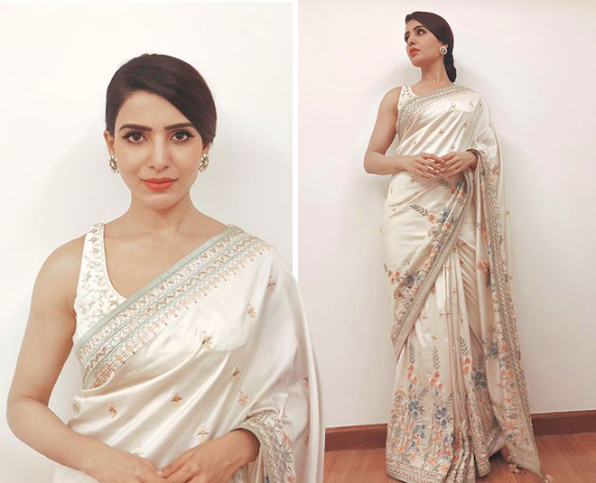 Samantha Ruth Prabhu Engagement Saree | Engagement saree, Samantha in saree,  Samantha wedding