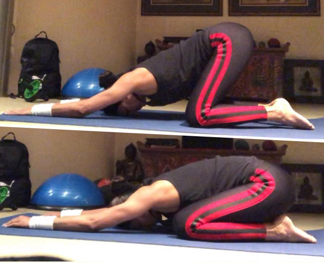 sushmita stretch exercise women gym inside