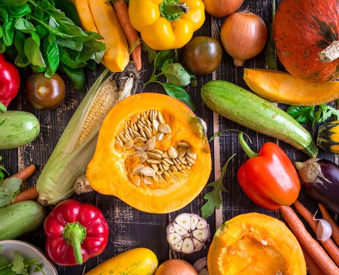 vegetables in freez inside