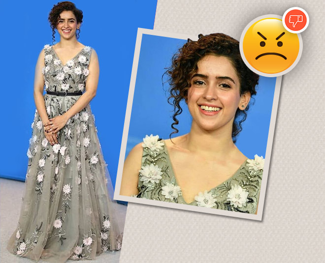 सान्या मल्होत्रा worst look sanya malhotra