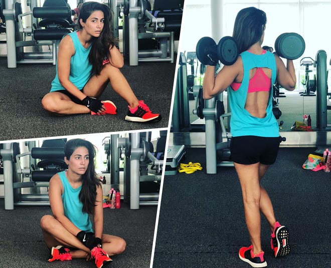 Hina khan kasautii zindagii kay  komolika fitness goals video is viral  