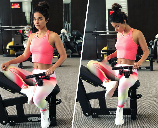 Hina khan kasautii zindagii kay  komolika fitness goals video is viral  