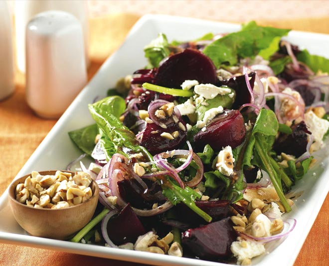 beet rocket salad