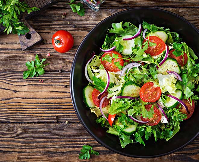 italian restaurant delhi salad inside