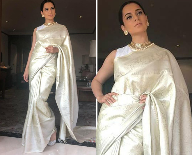 kangana ranaut royal madhurya saaree