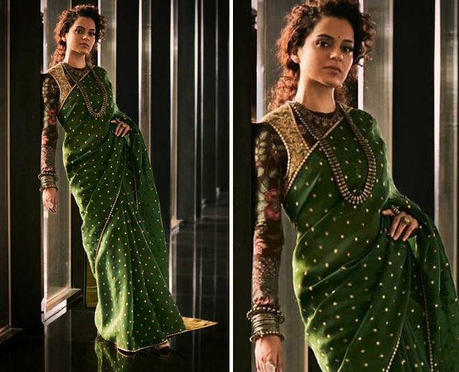 kangana ranaut sabyasachi saree