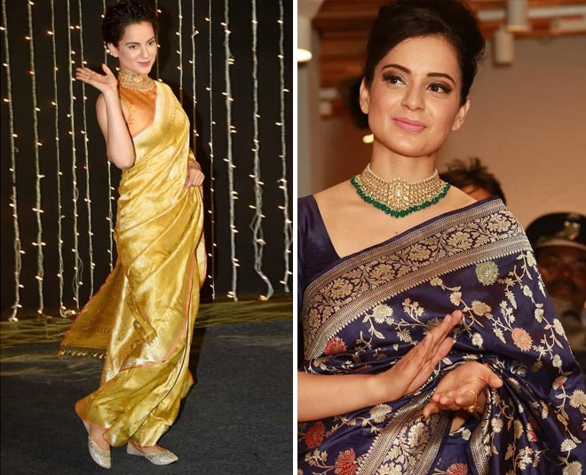 kangana ranaut taneria saaree