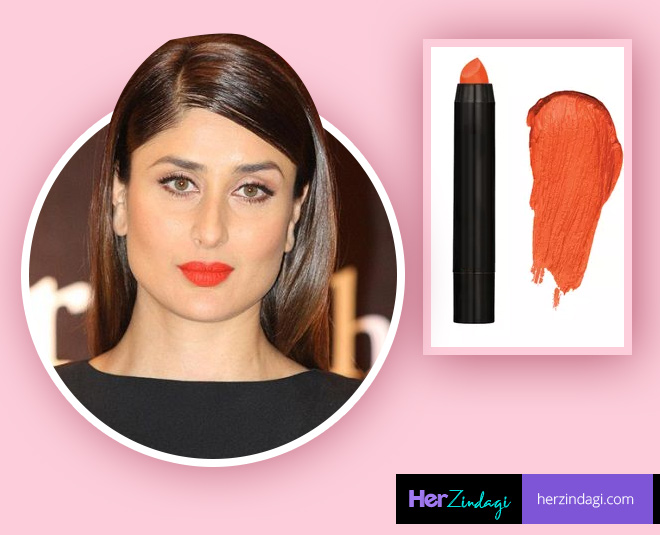kareena kapoor lip colours orange inside