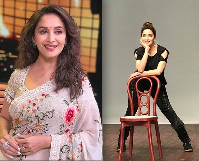 madhuri dixit strict mother giving fitness tips for other mothers inside