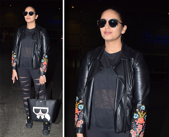 हुमा कुरैशी no makeup airport look bollywood actresses january huma