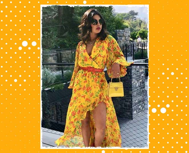priyanka chopra yellow micro bag