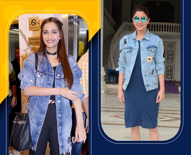 trucker jacket bollywood actress winter fashion