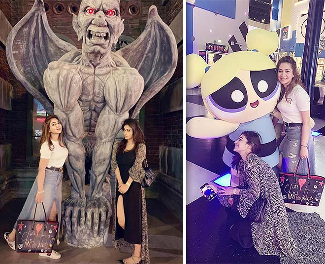 tv bollywood actress mouni roy dubai vacation dubai mall inside