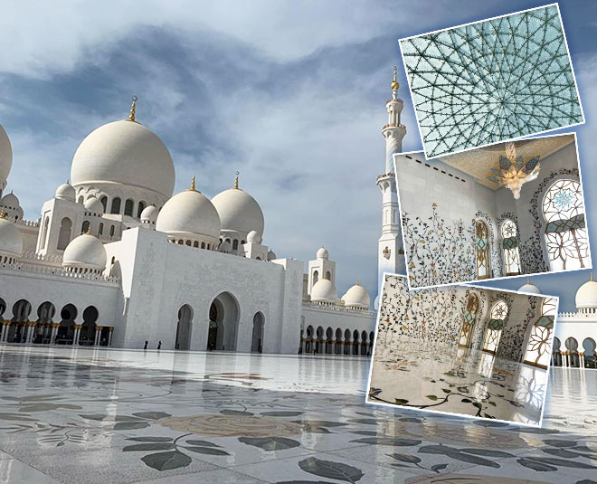 tv bollywood actress mouni roy dubai vacation grand mosque inside