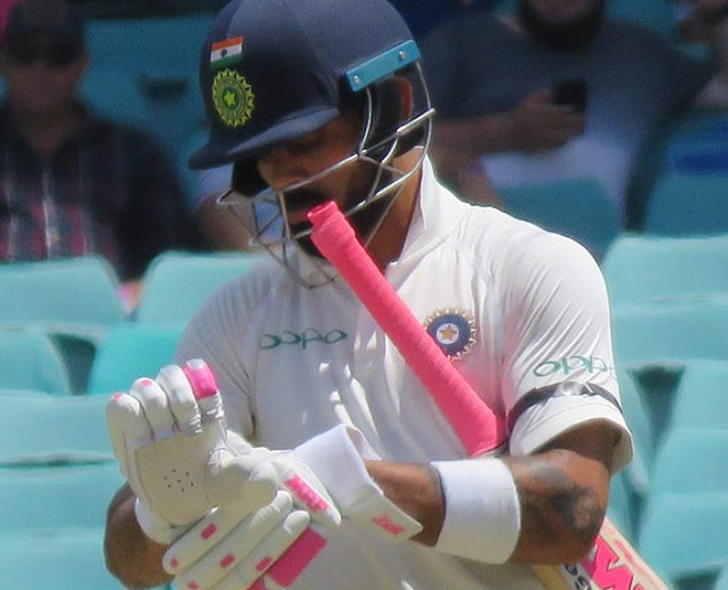 virat kohli pink bat insdie